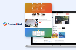 Freedom2Work - Website design